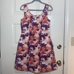 Ann Taylor LOFT Factory Textured Floral Dress